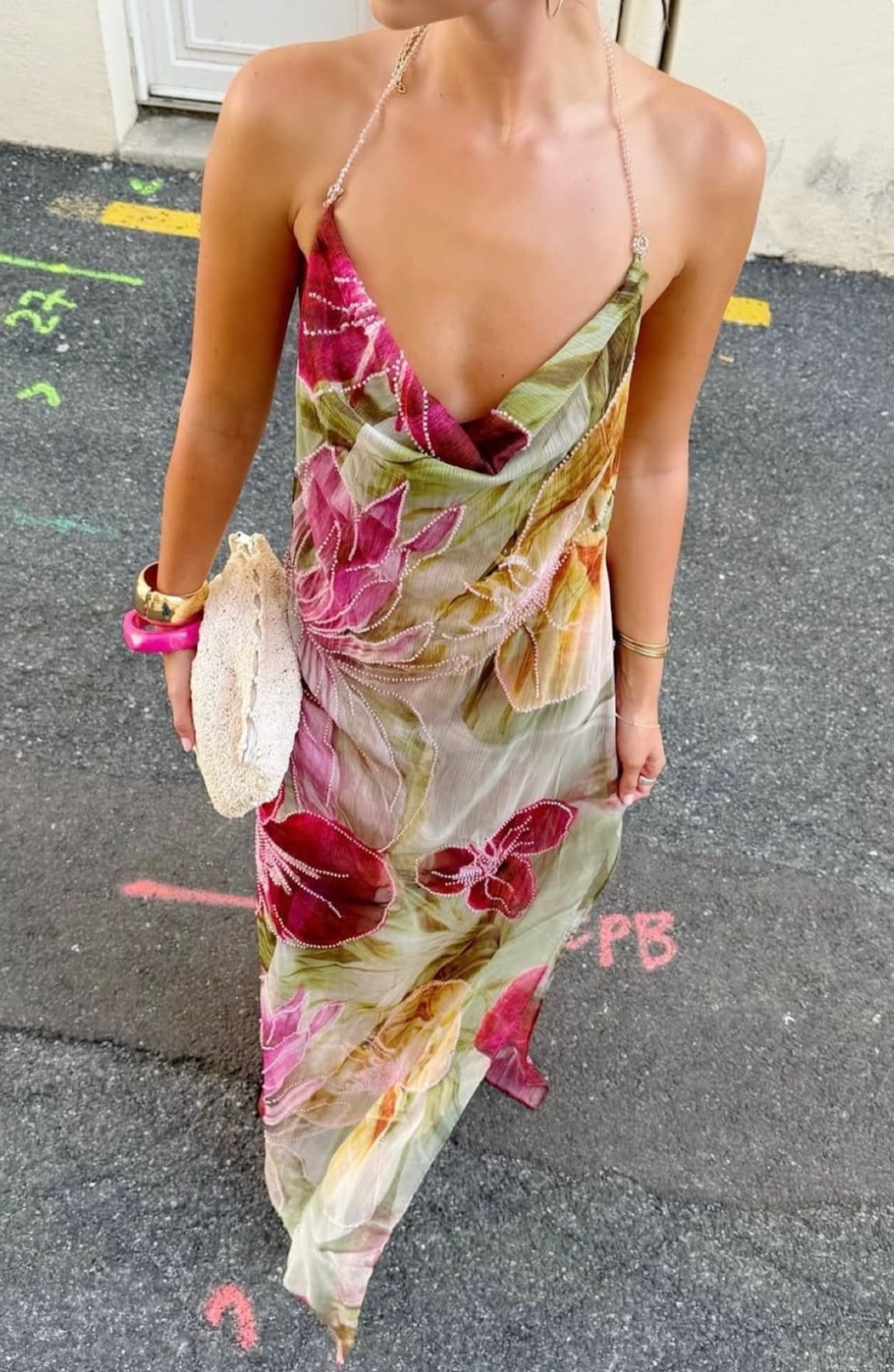 Floral maxi dress