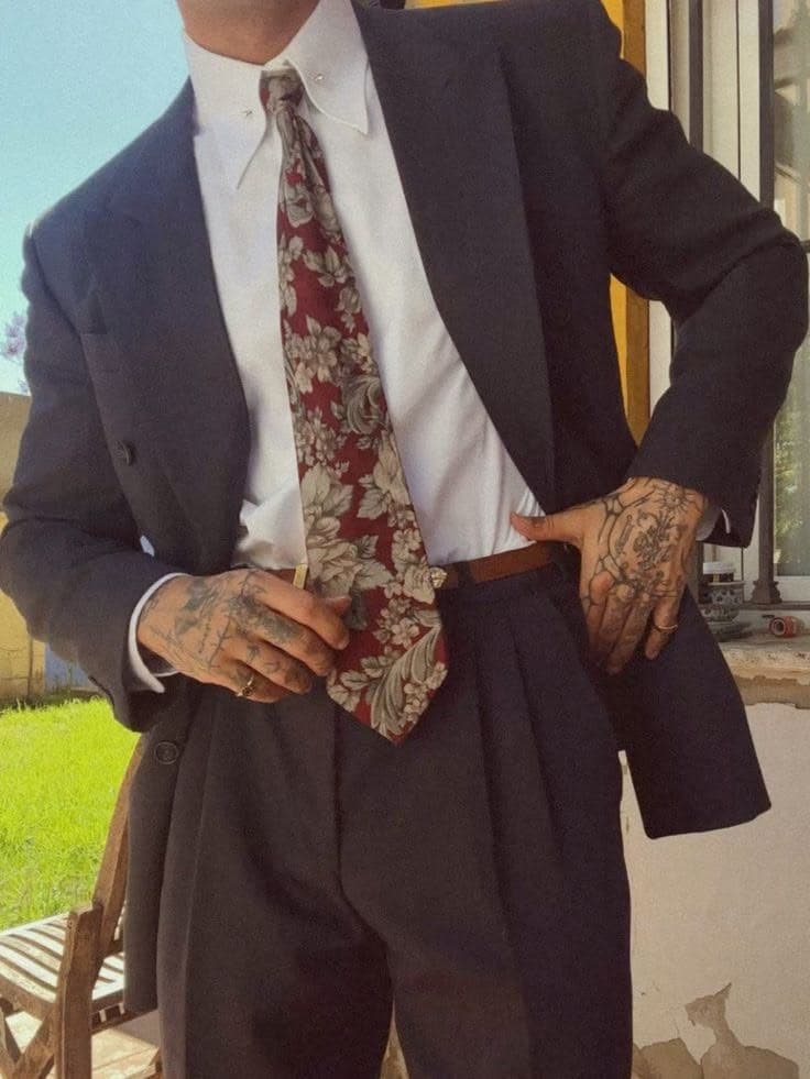 Double breasted suit